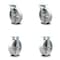 Service Caster 8 Inch Semi Steel Caster Set with Roller Bearings 2 Swivel 2 Rigid SCC SCC-30CS820-SSR-2-R820-2 - alternate 6